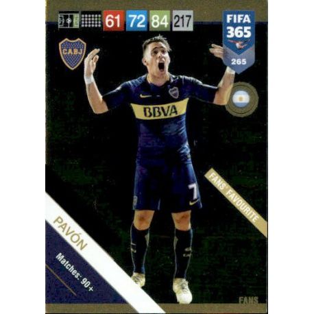 Cristian Pavón Fans Favourite 265 FIFA 365 Adrenalyn XL