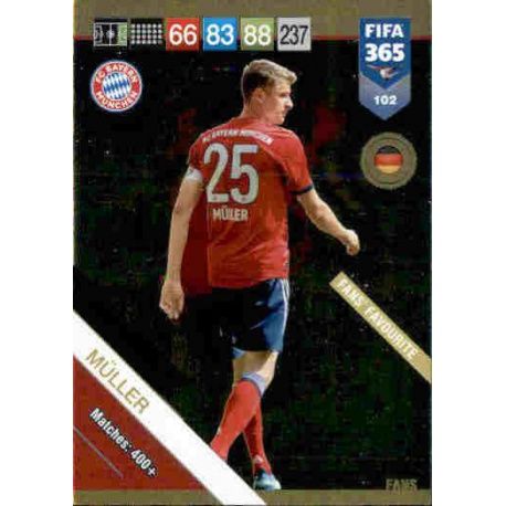 Thomas Müller Fans Favourite 102 FIFA 365 Adrenalyn XL
