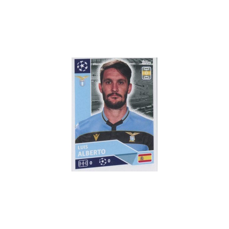 Luis Alberto Topps Champions League 2020/21 Sticker LAZ14 