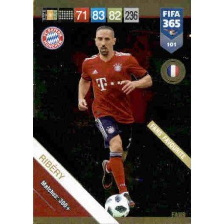 Franck Ribéry Fans Favourite 101 FIFA 365 Adrenalyn XL