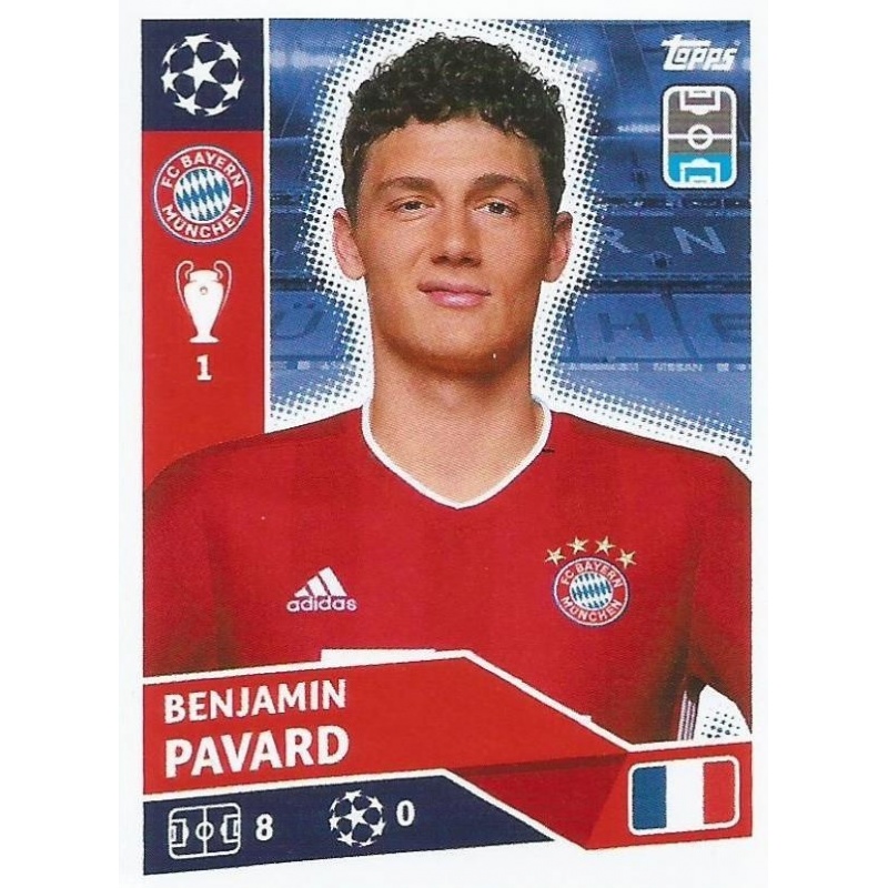 Topps Champions League Sticker CL 20/21 BAY 4 Benjamin Pavard 