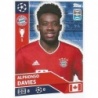 Cromo de Alphonso Davies Topps Champions League 2020/21 Stickers
