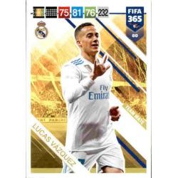 Lucas Vázquez Real Madrid 80 FIFA 365 Adrenalyn XL