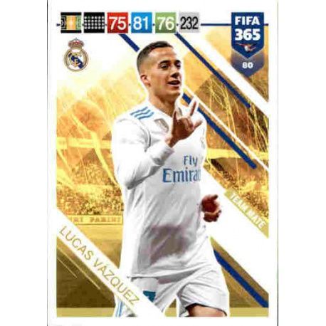 Lucas Vázquez Real Madrid 80 FIFA 365 Adrenalyn XL