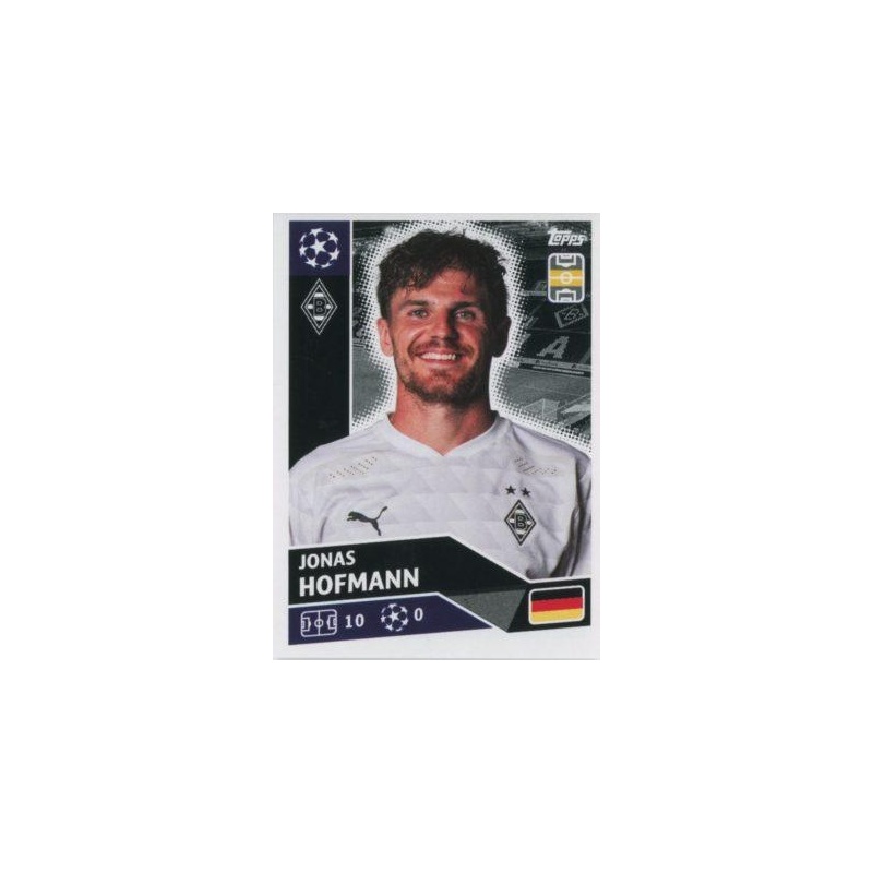 CHAMPIONS LEAGUE 2020 21 TOPPS N BMG14 JONAS HOFMANN B.MONCHENGLADBACH NEW 