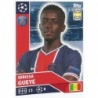 Sticker of Idrissa Gueye Topps Champions 2020 21