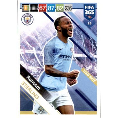 Raheem Sterling Manchester City 25 FIFA 365 Adrenalyn XL