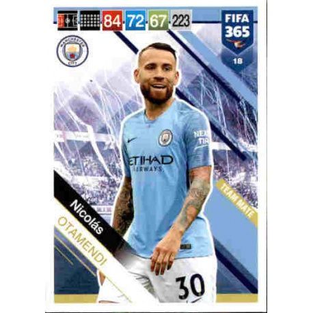 Nicolás Otamendi Manchester City 18 FIFA 365 Adrenalyn XL