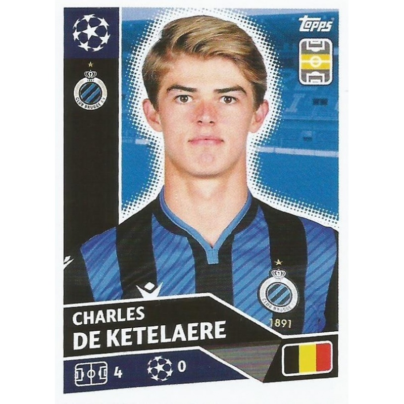 Topps Champions League 2020/21 Sticker BRU12 Charles De Ketelaere
