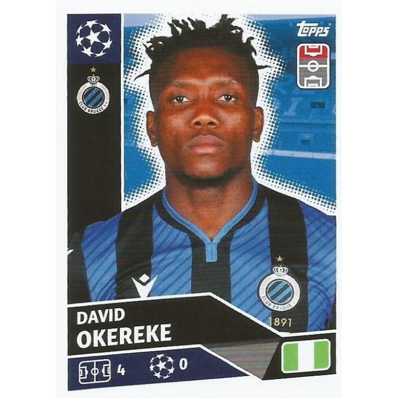 David Okereke Topps Champions League 2020/21 Sticker BRU18 