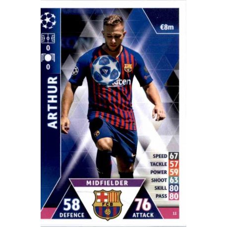 Arthur Barcelona 11 Match Attax Champions 2018-19