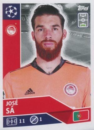 Jose Sa Topps Champions League 2020/21 Sticker POF66 