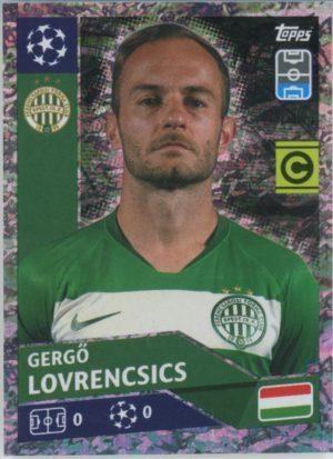 Gergo Lovrencsics Topps Champions League 2020/21 Sticker POF88 