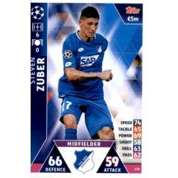 Steven Zuber Hoffenheim 118 Match Attax Champions 2018-19