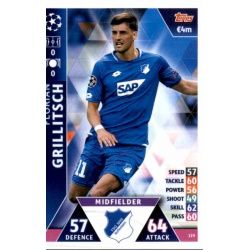 Florian Grillitsch Hoffenheim 119 Match Attax Champions 2018-19