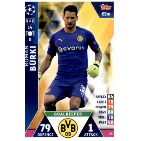 Roman Bürki Borussia Dortmund 128 Match Attax Champions 2018-19