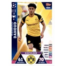 Mahmoud Dahoud Borussia Dortmund 140 Match Attax Champions 2018-19