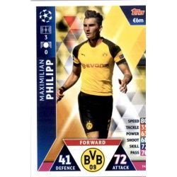 Maximilian Philipp Borussia Dortmund 142 Match Attax Champions 2018-19