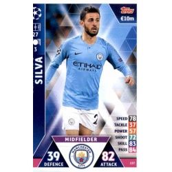 Bernardo Silva Manchester City 157 Match Attax Champions 2018-19