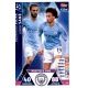 Bernardo Silva - Leroy Sané - Midfield Duo Manchester City 162 Match Attax Champions 2018-19