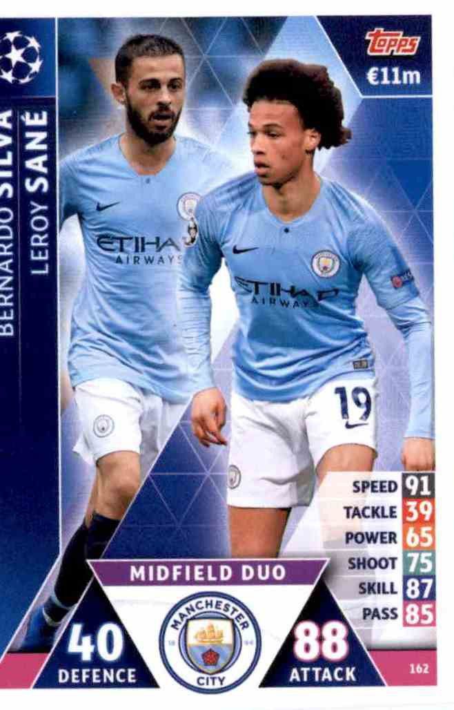 Nicolas Otamendi Sticker 162 Topps Champions League 18/19 