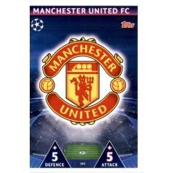 Escudo Manchester United 163 Match Attax Champions 2018-19