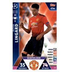 Jesse Lingard Manchester United 171 Match Attax Champions 2018-19