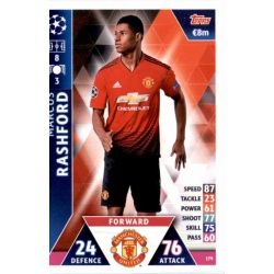 Marcus Rashford Manchester United 179 Match Attax Champions 2018-19