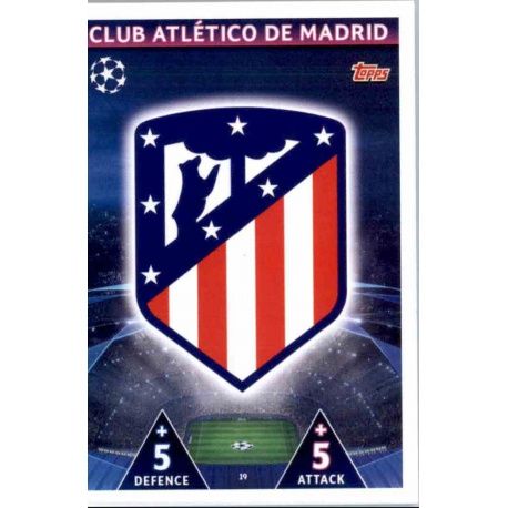 Escudo Atlético Madrid 19 Match Attax Champions 2018-19