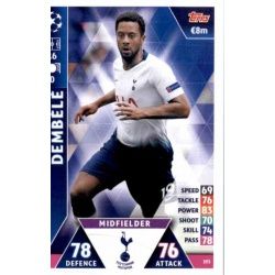 Mousa ofmbélé Tottenham Hotspur 193 Match Attax Champions 2018-19