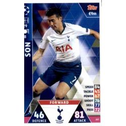 Heung-Min Son Tottenham Hotspur 197 Match Attax Champions 2018-19