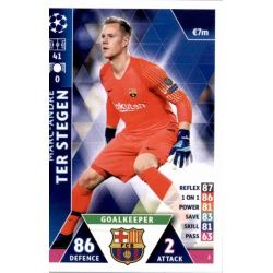 Marc-André ter Stegen Barcelona 2 Match Attax Champions 2018-19