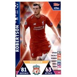 Andrew Robertson Liverpool 205 Match Attax Champions 2018-19