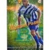 Oferta Cromos Manuel Pablo Top Jaspeado Verde Las Fichas de La Liga 2009-10