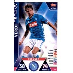 Simone Verdi SSC Napoli 230 Match Attax Champions 2018-19