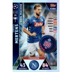 Dries Mertens - Goal Machine SSC Napoli 231 Match Attax Champions 2018-19