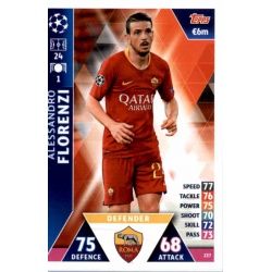 Alessandro Florenzi AS Roma 237 Match Attax Champions 2018-19