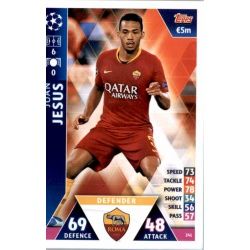 Juan Jesus AS Roma 241 Match Attax Champions 2018-19