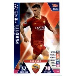 Diego Perotti AS Roma 249 Match Attax Champions 2018-19