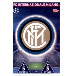 Escudo Internazionale Milan 253 Match Attax Champions 2018-19