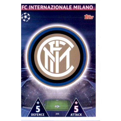 Escudo Internazionale Milan 253 Match Attax Champions 2018-19