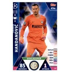 Samir Handanović Internazionale Milan 254 Match Attax Champions 2018-19