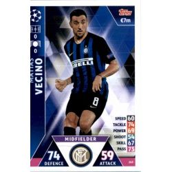 Matías Vecino Internazionale Milan 265 Match Attax Champions 2018-19