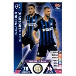 Matías Vecino - Marcelo Brozović - Midfield Duo Internazionale Milan 270 Match Attax Champions 2018-19