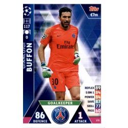 Gianluigi Buffon PSG 272 Match Attax Champions 2018-19