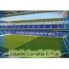 Trading Cards Cornellá - El Prat Error Estadio Letras Doradas Espanyol Las Fichas de La Liga 2009-10