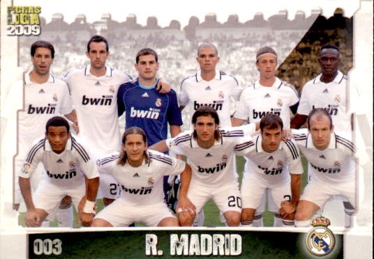 Plantilla real madrid 2009