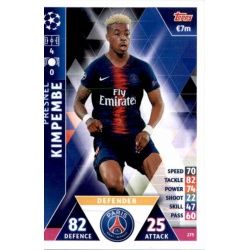 Presnel Kimpembe PSG 275 Match Attax Champions 2018-19