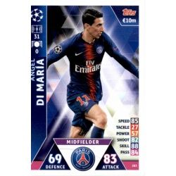 Ángel Di María PSG 283 Match Attax Champions 2018-19