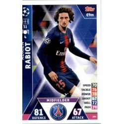 Adrien Rabiot PSG 284 Match Attax Champions 2018-19